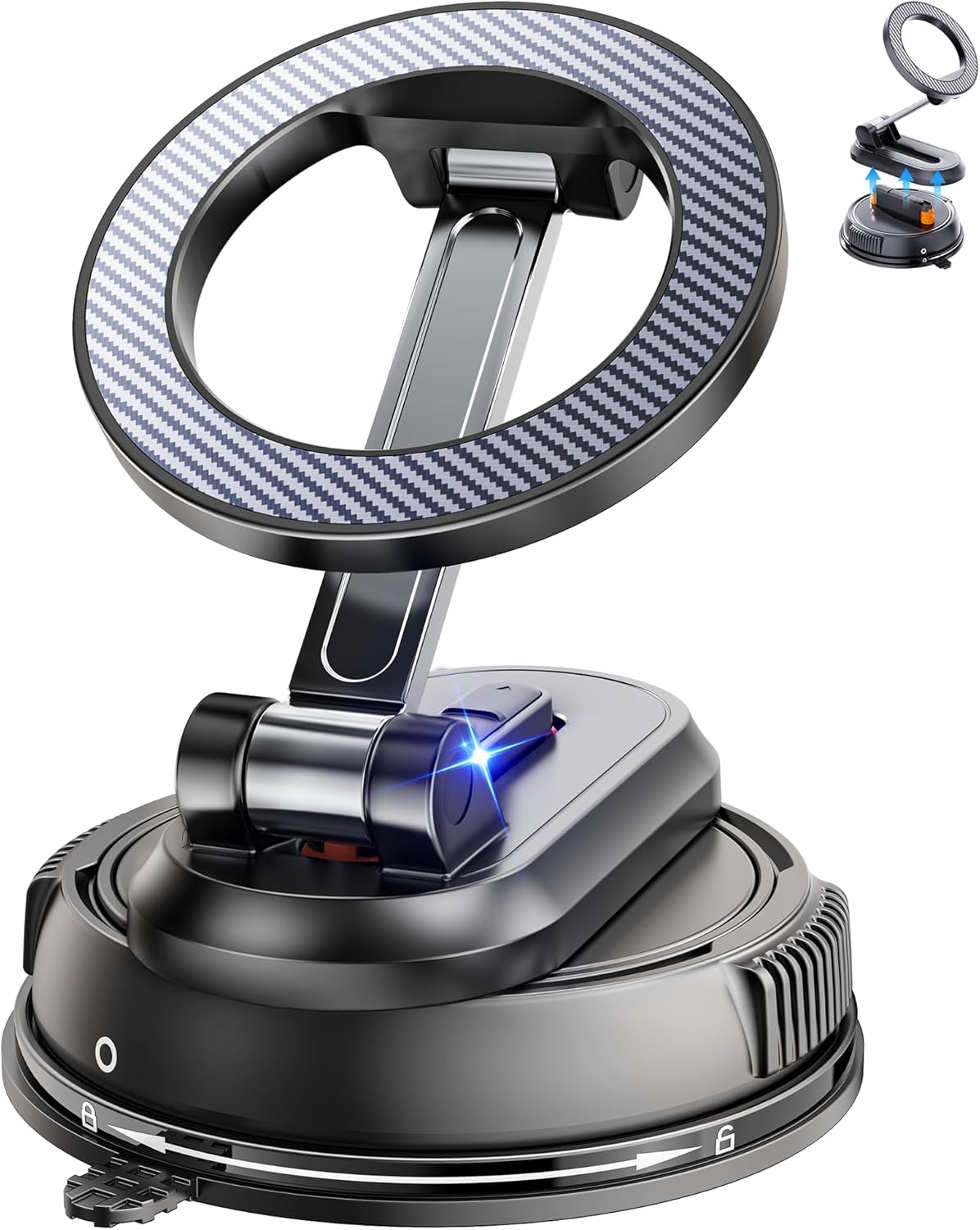 2-IN-1 Car Phone Holder for 【28 Strong Magnets】Magnetic Phone Holder for Car Phone Mount【360°】Phone Holders for Your Car Accessories for Women Men