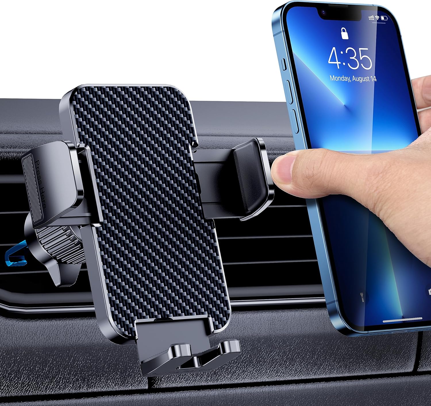 Phone Mount for Car Holders Cell Phone Holder Hands Free Phone Stand for Car Vent Automobile Mount Fit Smartphones Universal Camera Mount Stabilizers